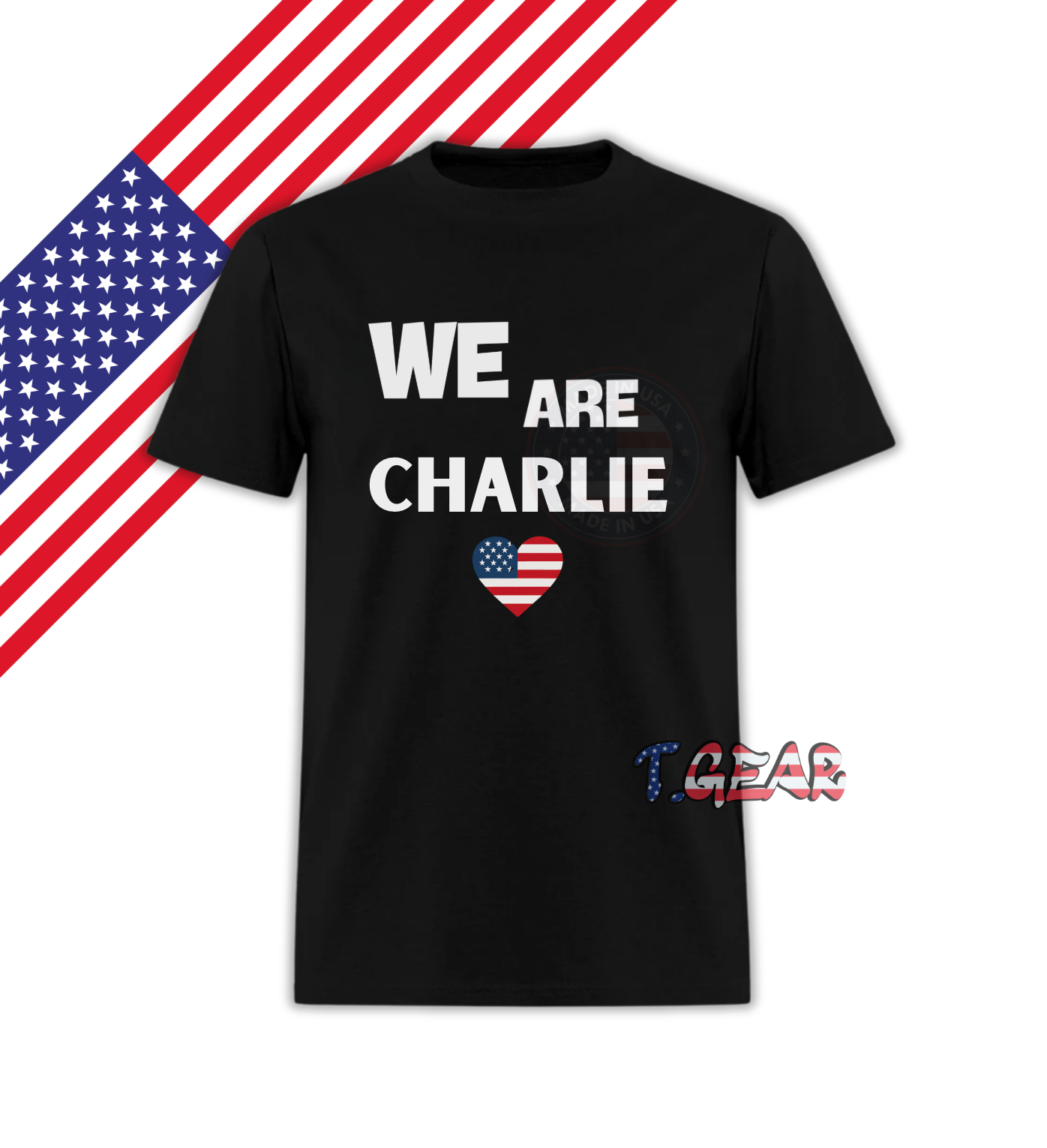 WE ARE CHARLIE   - Patriotic Heart