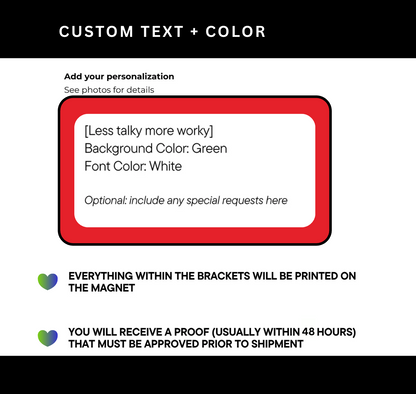 Write your heart out — one magnet at a time!