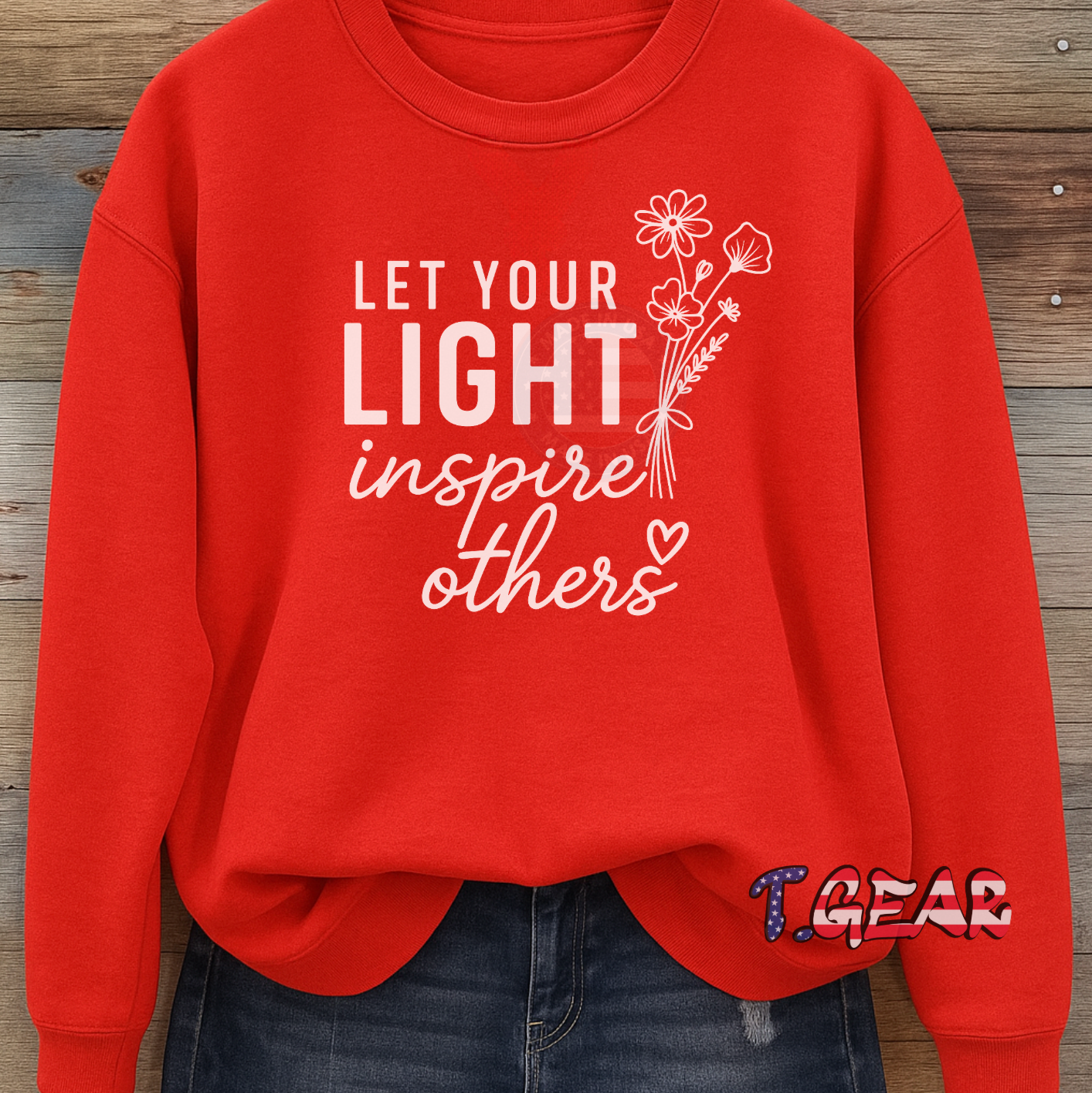Sweatshirt - Let your light inspire others