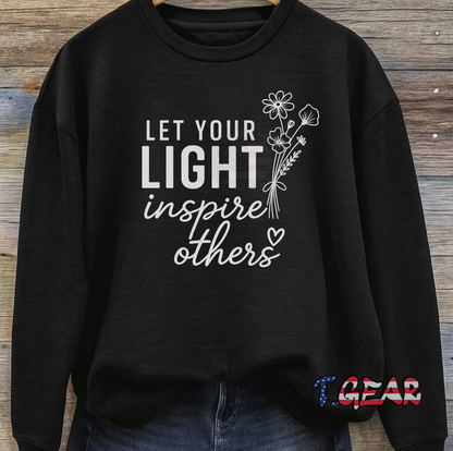 Sweatshirt - Let your light inspire others