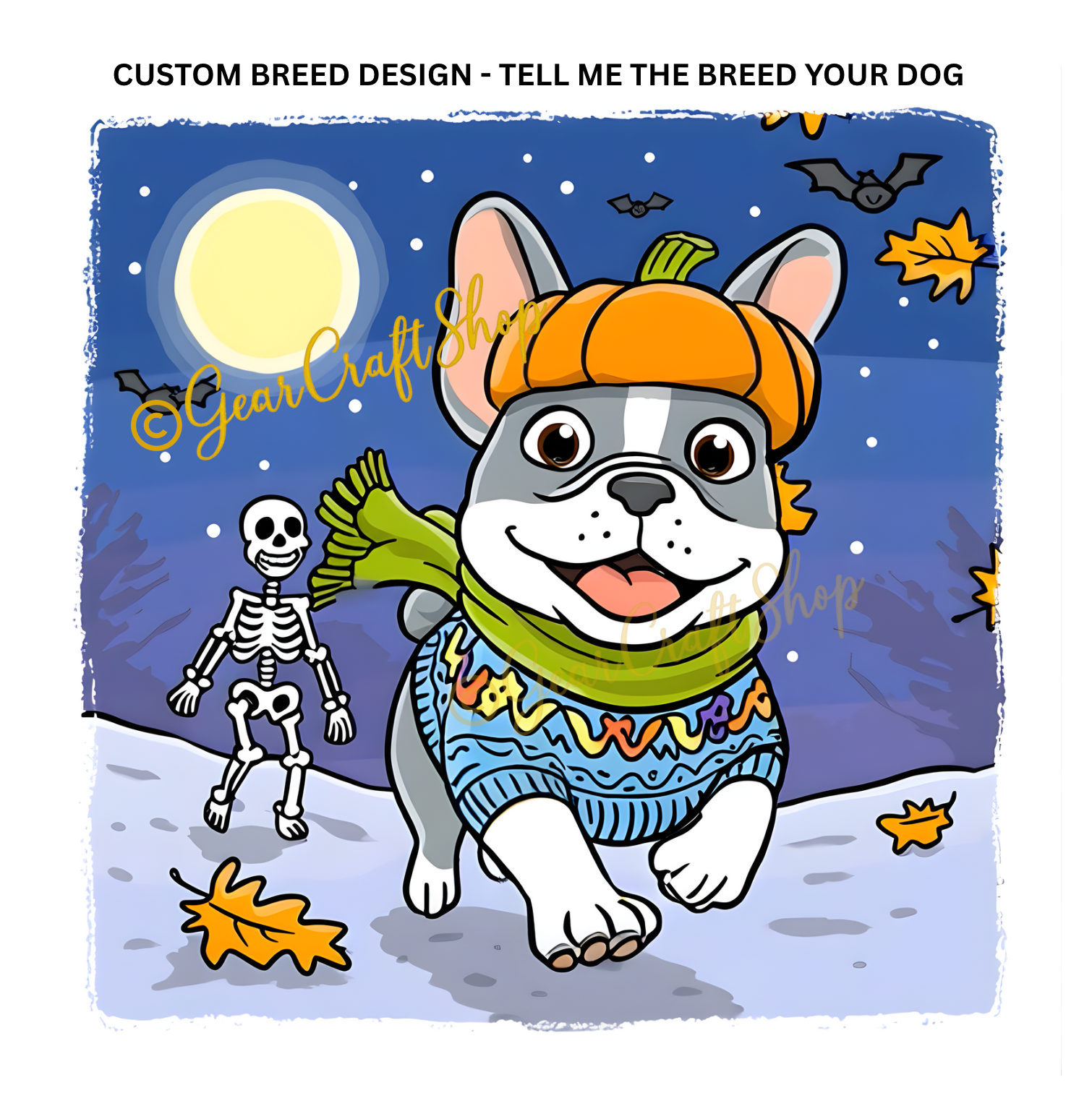Custom Create Halloween Breed Pet design or Video