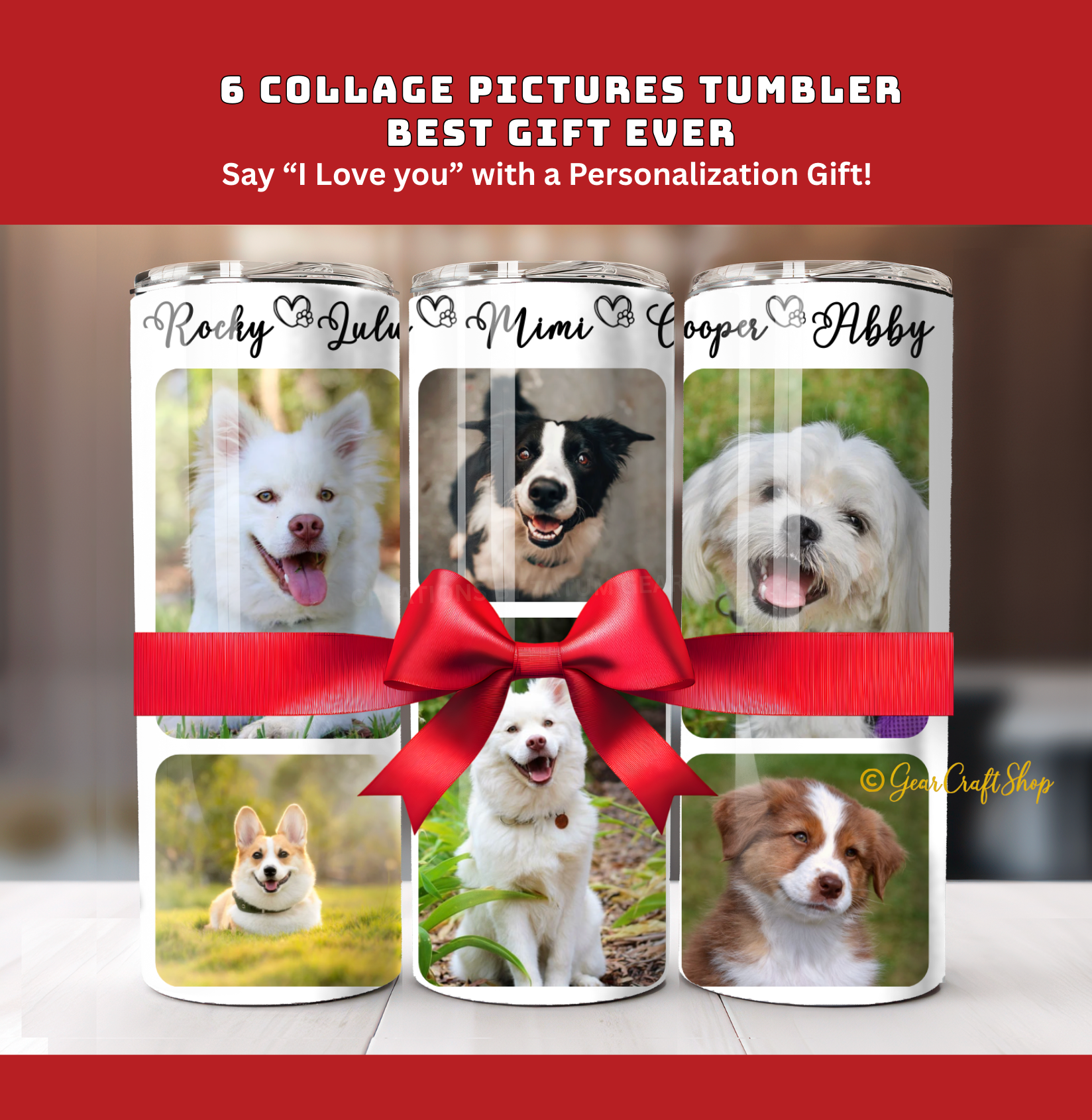 6 Collage Picture Tumbler – Best Gift Ever! 🎁
