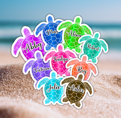 Cruise Door Magnet Sea Turtle Personalized Stateroom