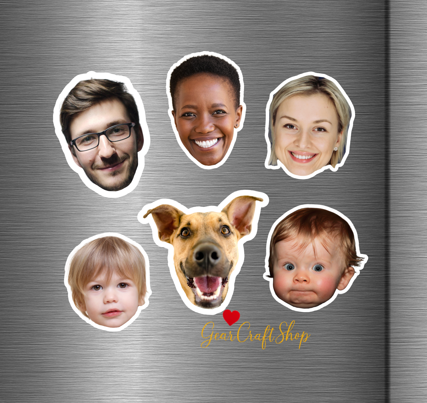 Custom Face Magnets | Custom Photo Magnet | Personalized Face Magnet