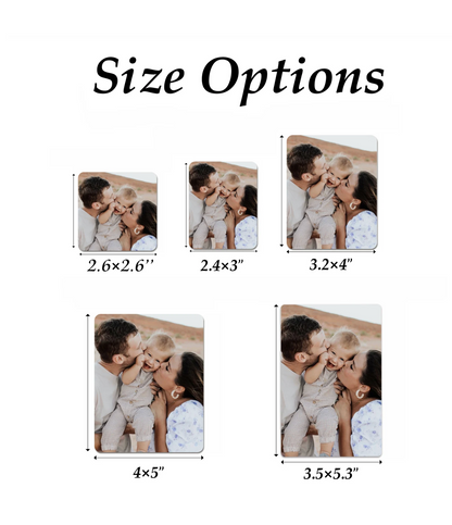 Custom Fridge Magnet with Photo Personalized Photo Magnet Family