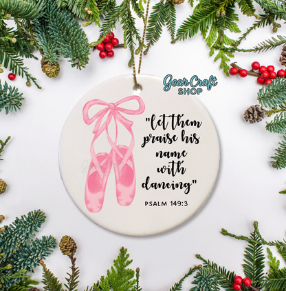 Ballet Dancer Girl Blonde Hair - Christmas Ornament 2025 | Dance Teacher Gift