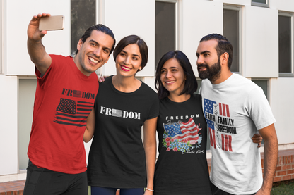 Black Freedom  Patriotic Tee