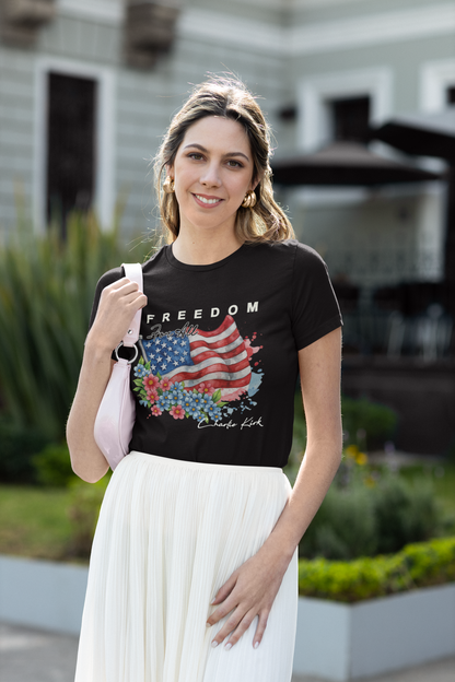 FREEDOM American Flag - Patriotic T-Shirt - Love America